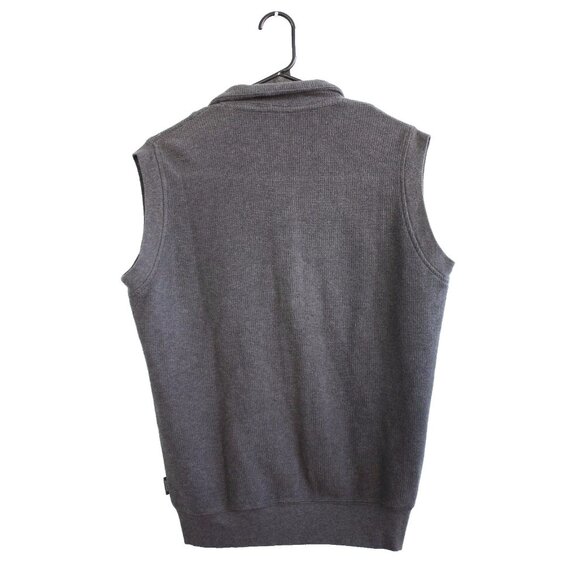Woolrich Zip Up Mens Thermal Sleeveless Vest Gray Size Small - Picture 5 of 7